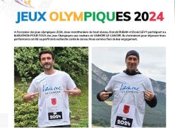 Marathon pour tous - JO 2024 - deux coureurs pour vaincre le cancer